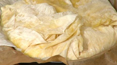 манник из теста фило