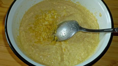 манник на апельсиновом соке