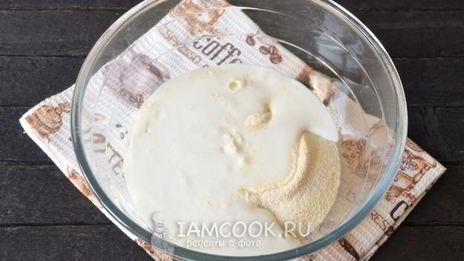 манник на кефире без муки в мультиварке