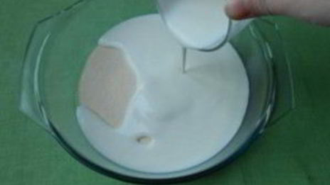 манник на кефире простой