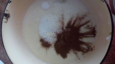 манник на кефире с корицей