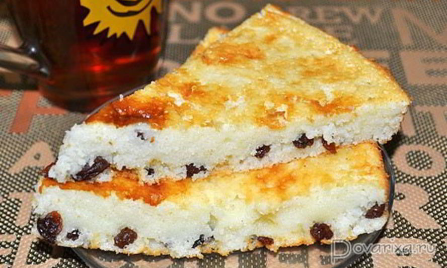 Рецепт манник на кефире