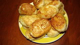 Манник на сковороде