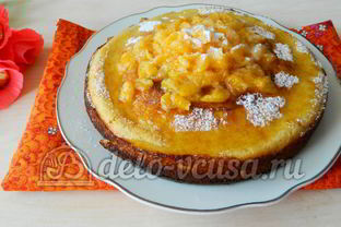 Манник с мандаринами