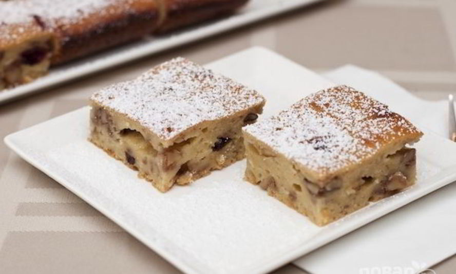 Рецепт манник с орехами