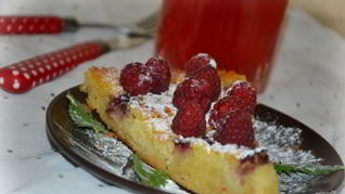 Манник с творогом в духовке