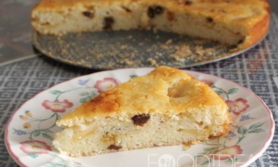 Рецепт манник с яблоками