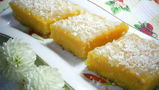 Нежный и сочный тыквенный манник