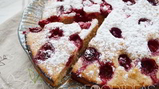 Постный манник с вишней