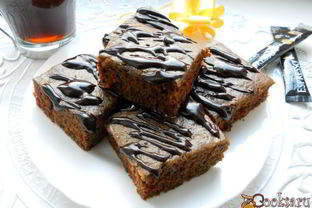 Постный шоколадный манник