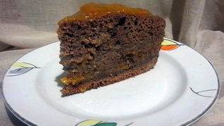 Шоколадный манник на кефире в мультиварке