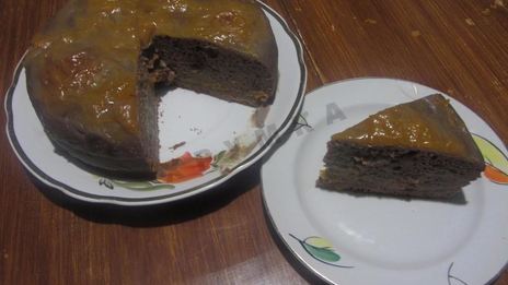 шоколадный манник на кефире в мультиварке