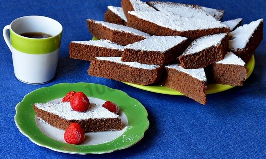 Рецепт шоколадный манник на кефире