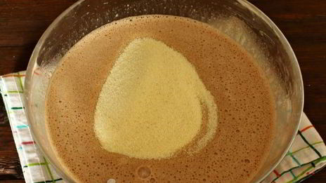 шоколадный манник на молоке