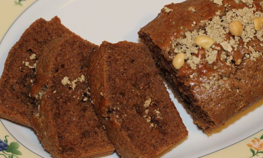 Рецепт шоколадный манник с халвой