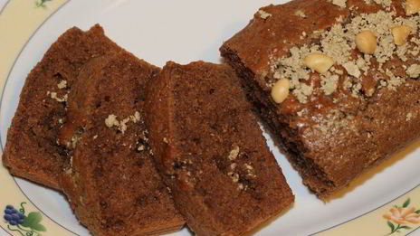 шоколадный манник с халвой