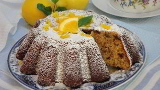 Цитрусовый манник с финиками