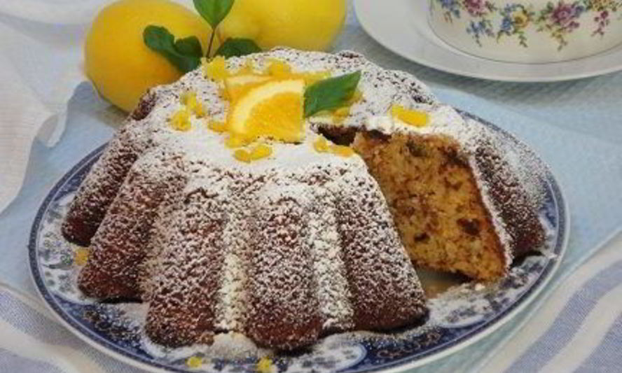 Рецепт цитрусовый манник с финиками