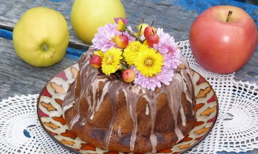 Рецепт яблочный манник