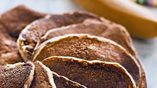 Банановые оладьи с геркулесом