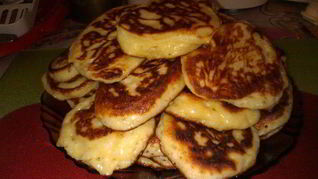 Дрожжевые оладьи