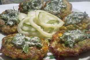 Кабачковые оладьи