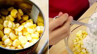 Кукурузные оладьи