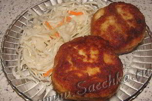 Куриные оладьи