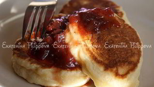 Лимонные дрожжевые оладьи