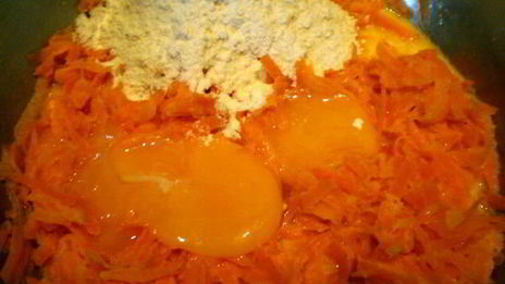 морковные оладьи из духовки