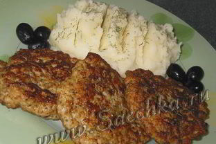 Мясные оладьи