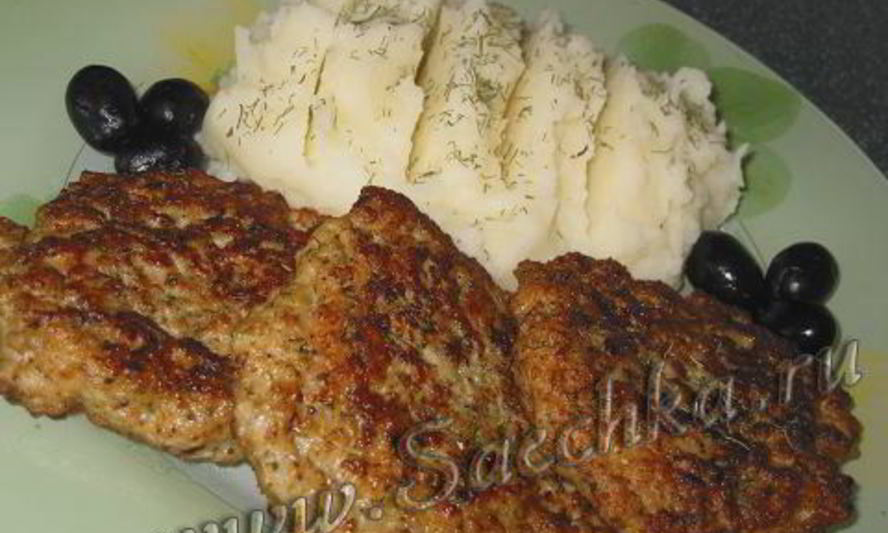 Рецепт мясные оладьи