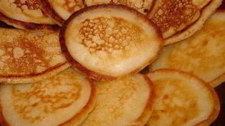 Оладушки на молоке