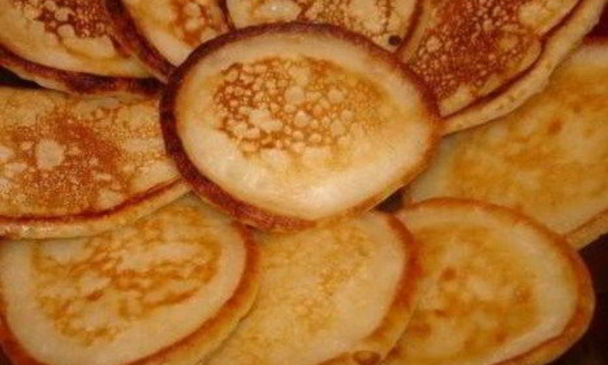 Рецепт оладушки на молоке