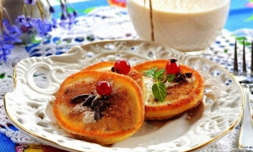 Рецепт оладушки на ряженке