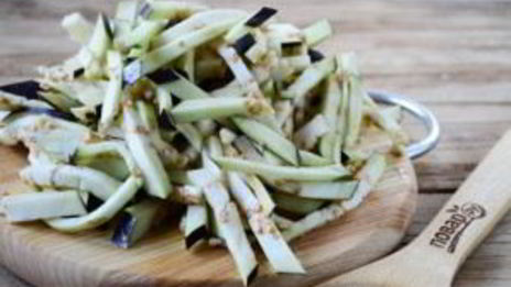 оладьи из баклажанов и кабачков