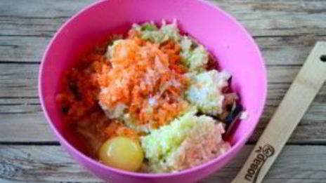 оладьи из баклажанов и кабачков