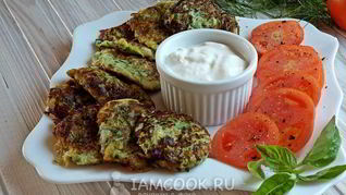 Оладьи из кабачков без муки