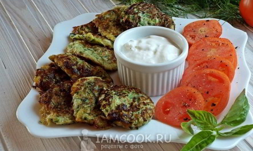 Рецепт оладьи из кабачков без муки