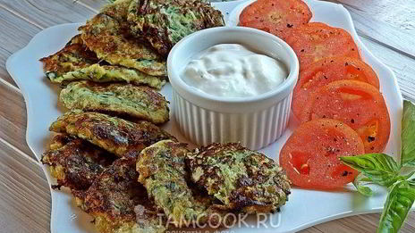 оладьи из кабачков без муки