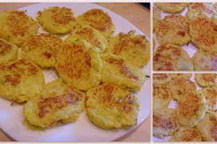 Оладьи из кабачков, запеченные в духовке