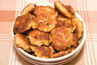 Оладьи из куриных грудок