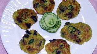 Оладьи из патиссона