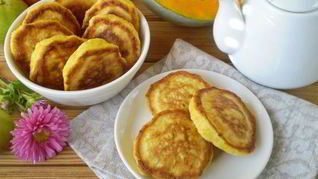 Оладьи из тыквы на кефире