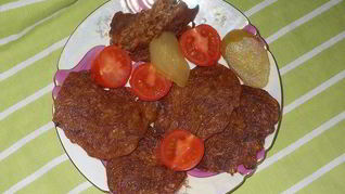 Оладьи капустные с черным перцем