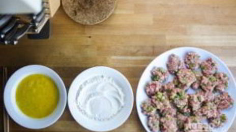 оладьи мясные