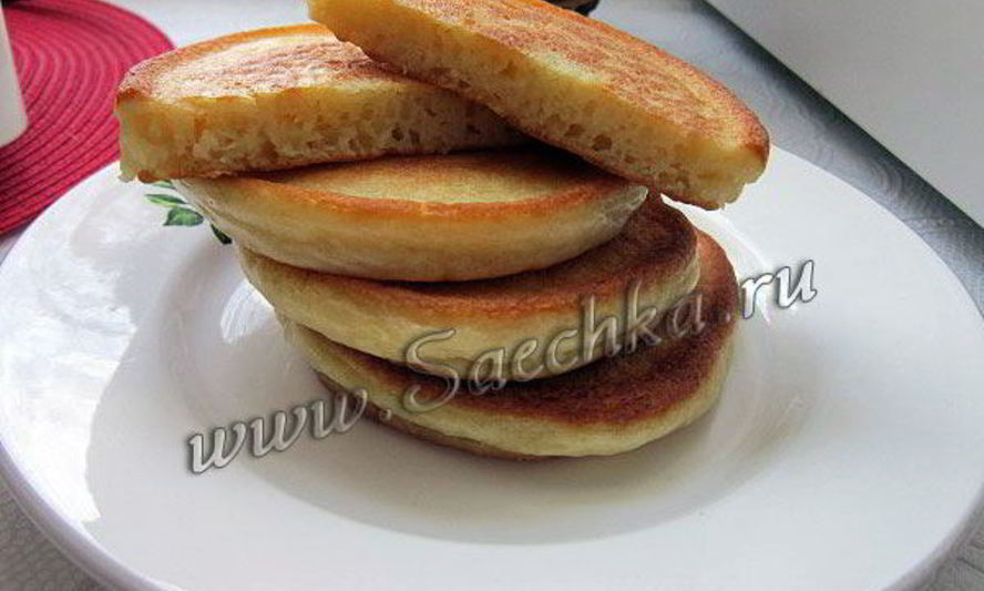 Рецепт оладьи на кефире