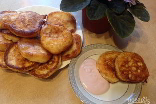 Оладьи на молоке и дрожжах