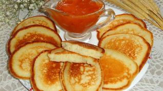 Оладьи на сухом молоке