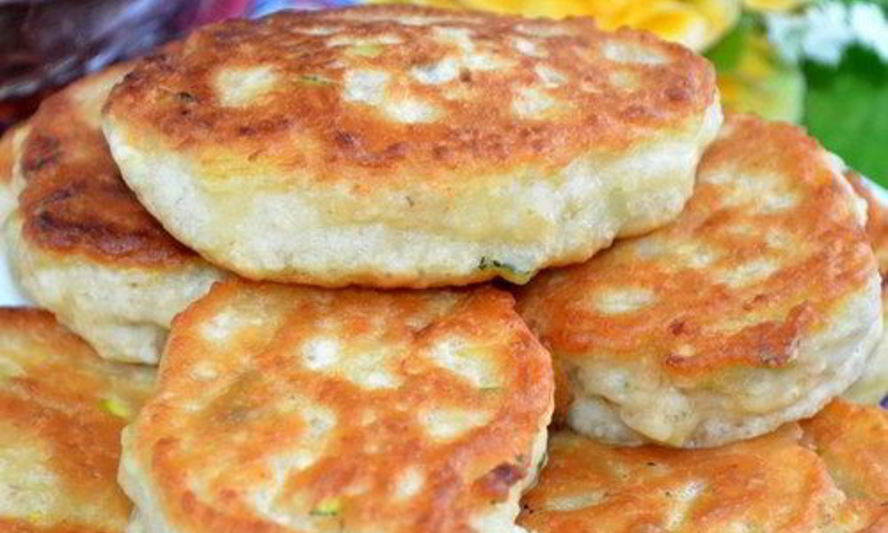 Рецепт оладьи овсяные с кабачком